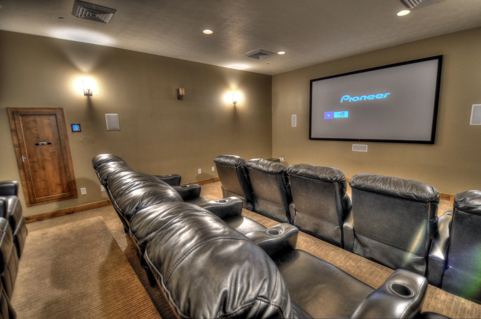 Parks Edge Community Clubhouse Theater Room (reservation required)