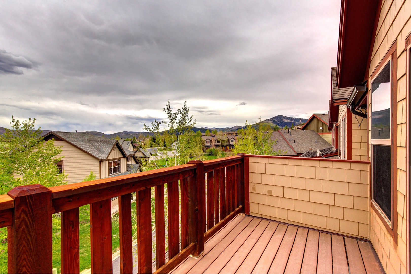 Bear Hollow Village 5610: Master Bedroom Private Balcony. Look at those views!