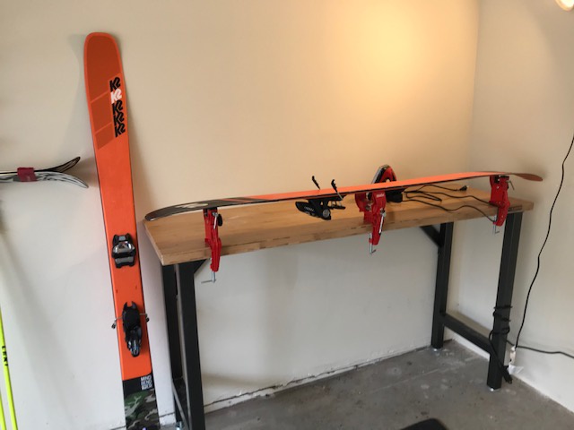 Ski Tuning Bench (in garage)