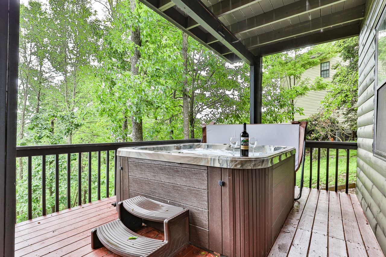 Hot Tub on Terrace Level