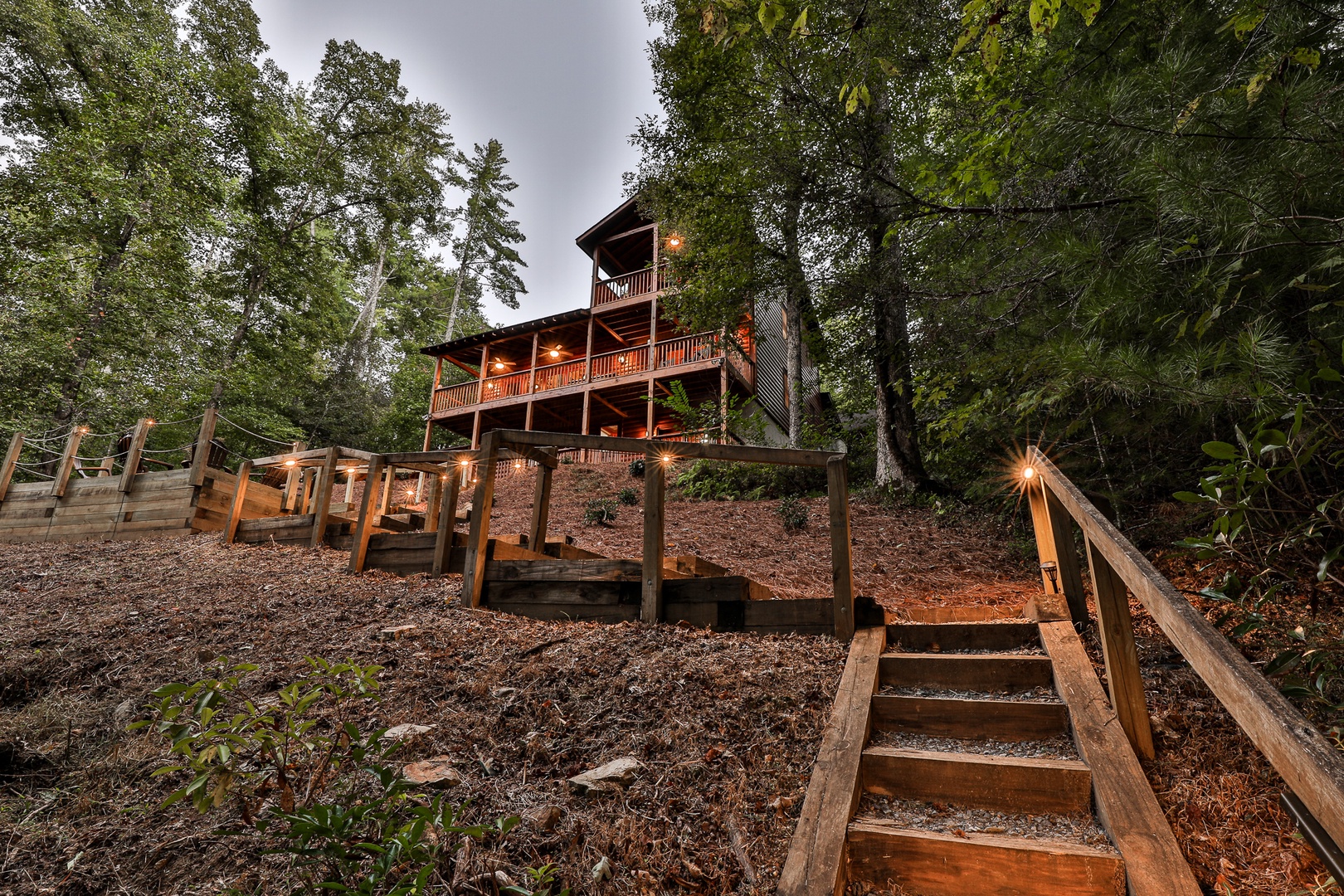 View of back of house from river