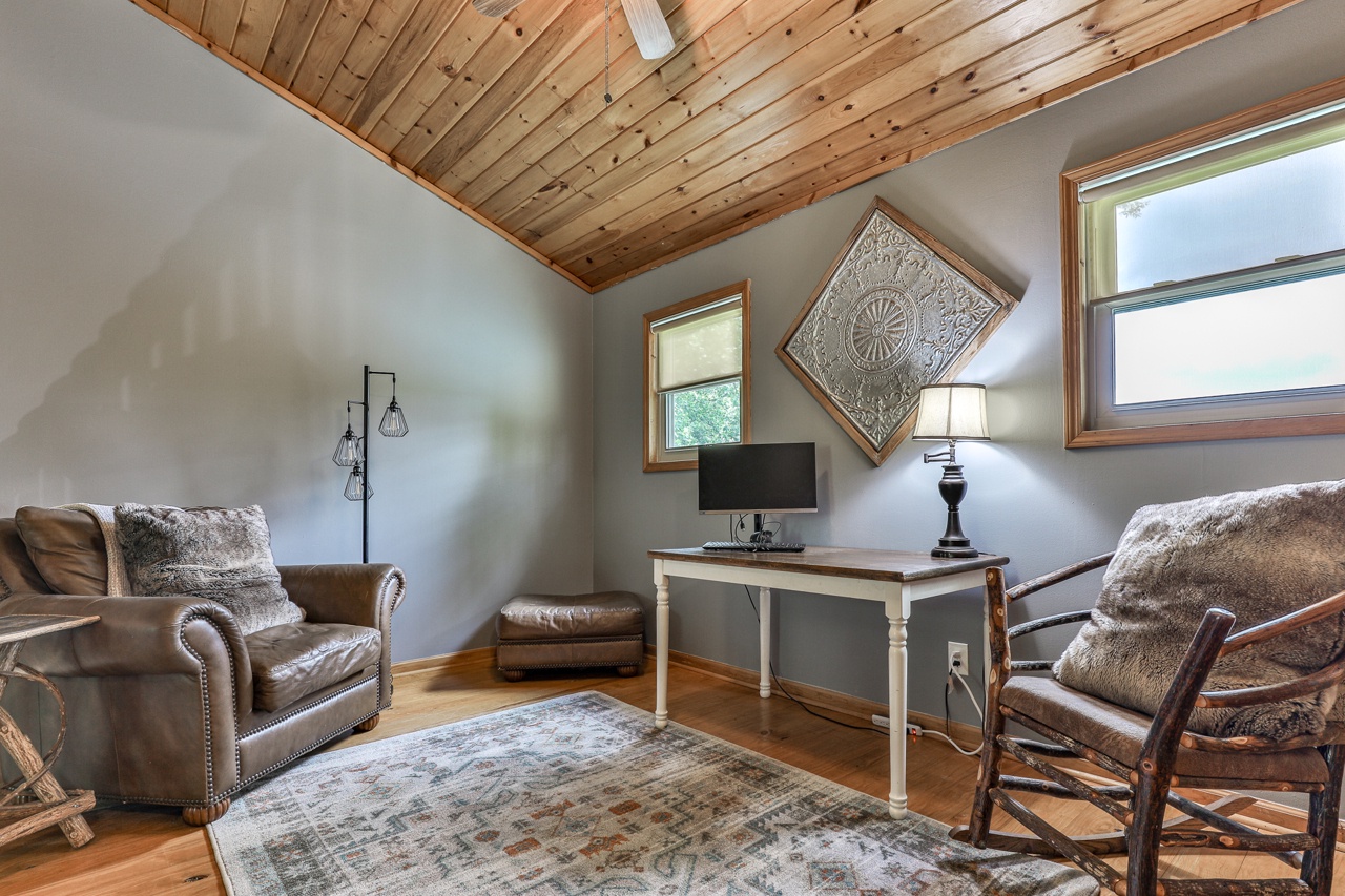 Loft for relaxing or workspace