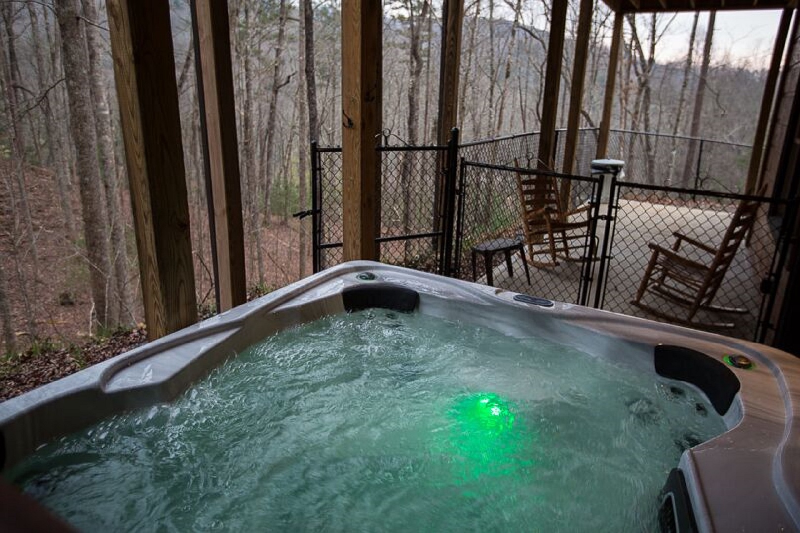 Covered Hot Tub