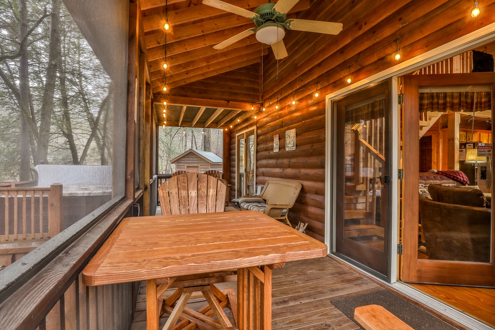 Back Porch overlooking river