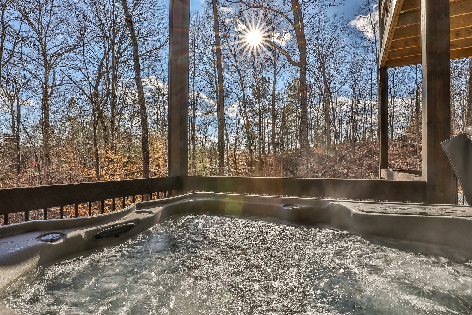 Hot Tub on Terrace Level