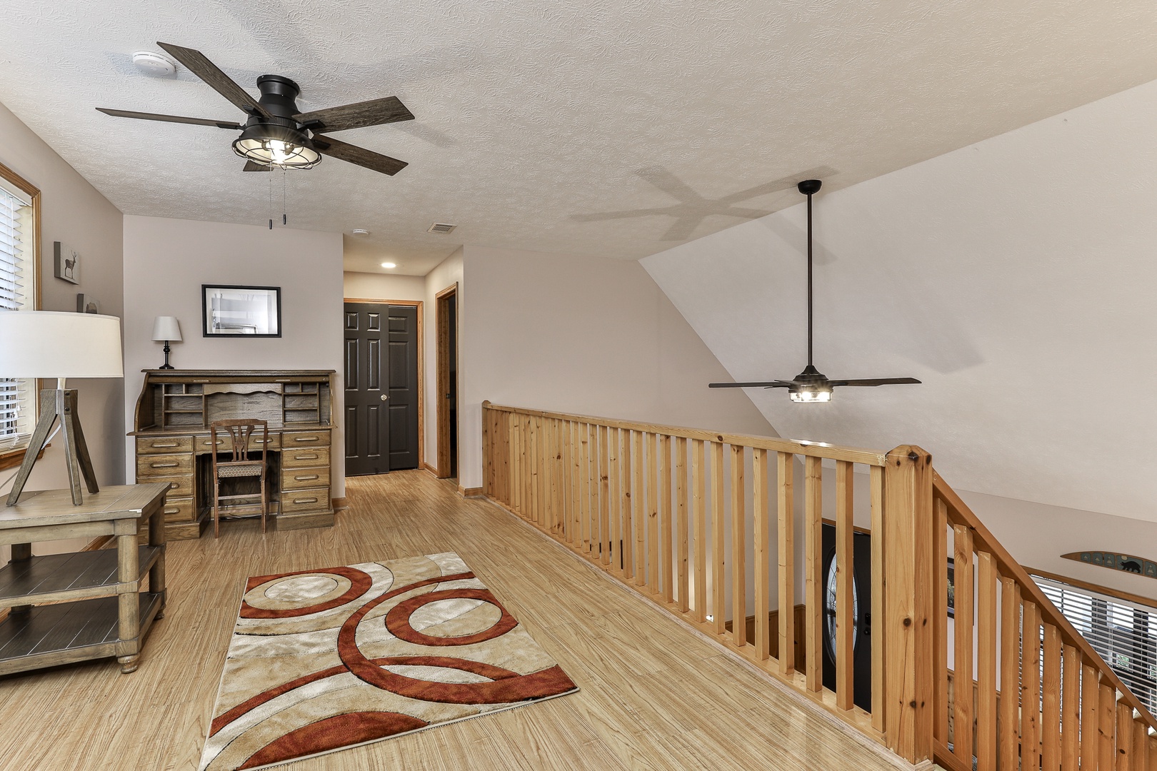 Loft with desk