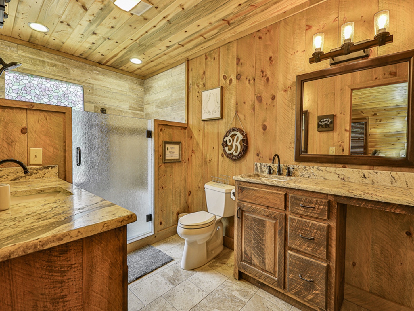 King Master Bath on Main Floor