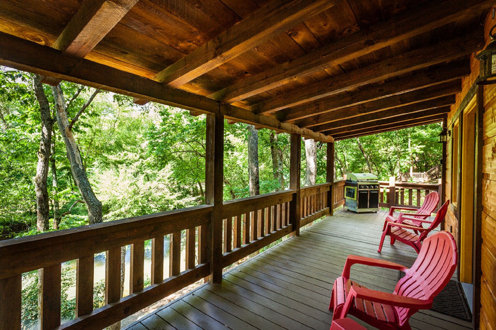 Deck with River Views