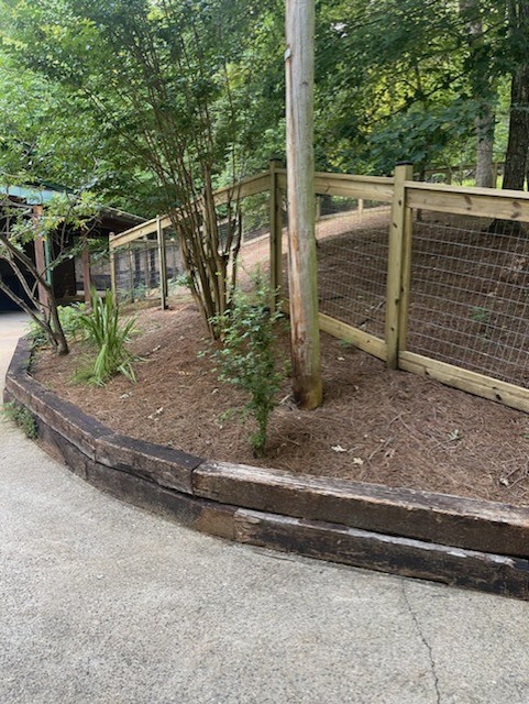 Fenced in area for your pets recreation and safety