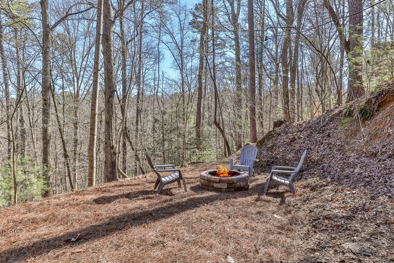 Firepit with seating