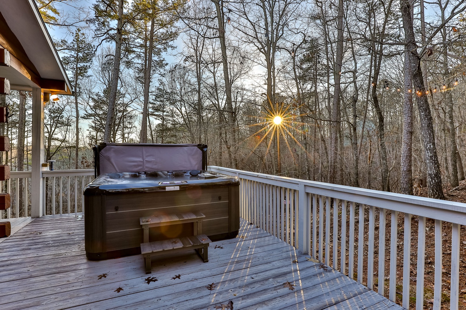 Hot Tub on Main Level Deck