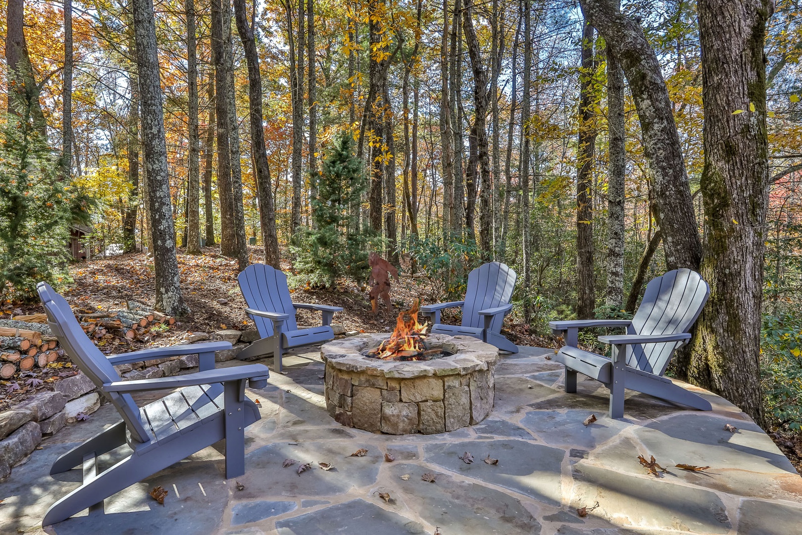 Nice Fire Pit Area