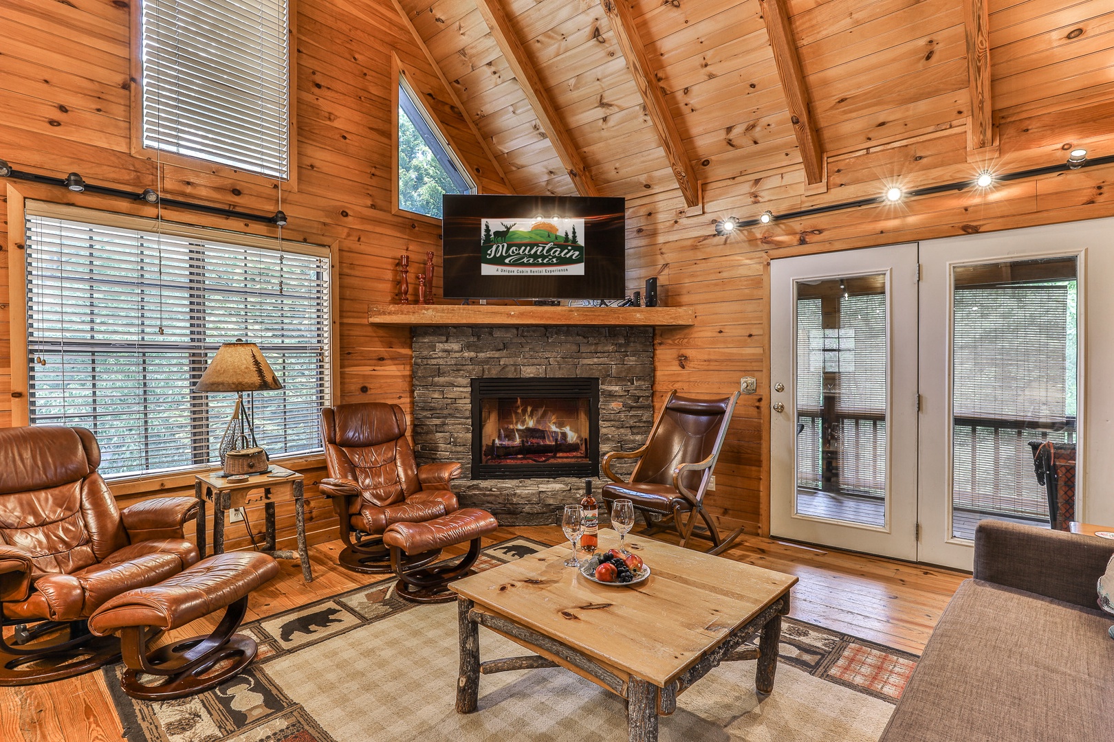 Living Space + Gas Fireplace