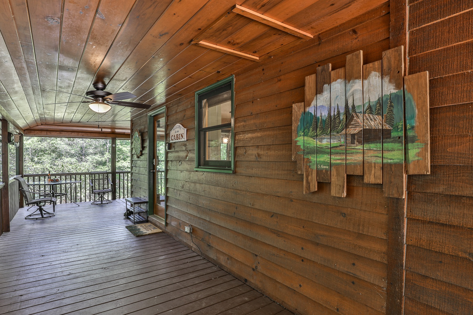 Porch-Entrance into Cabin