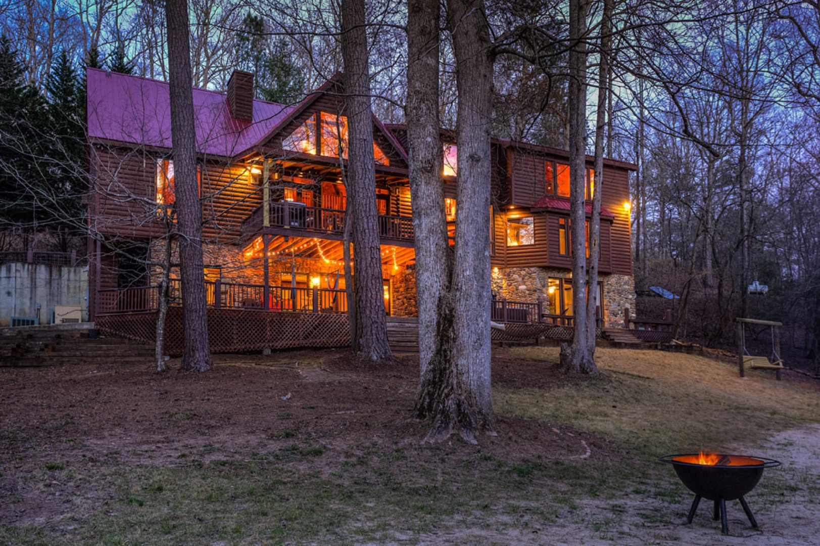 Dusk at River's Bend Lodge!