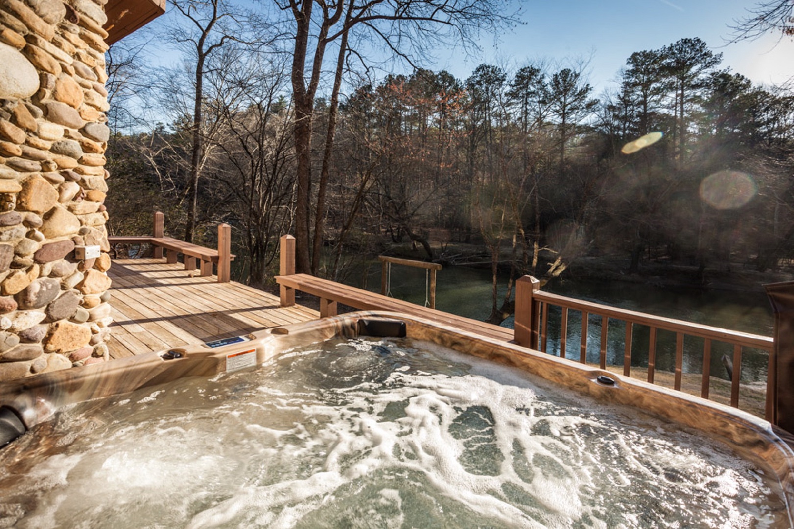 Hot Tub with River Views