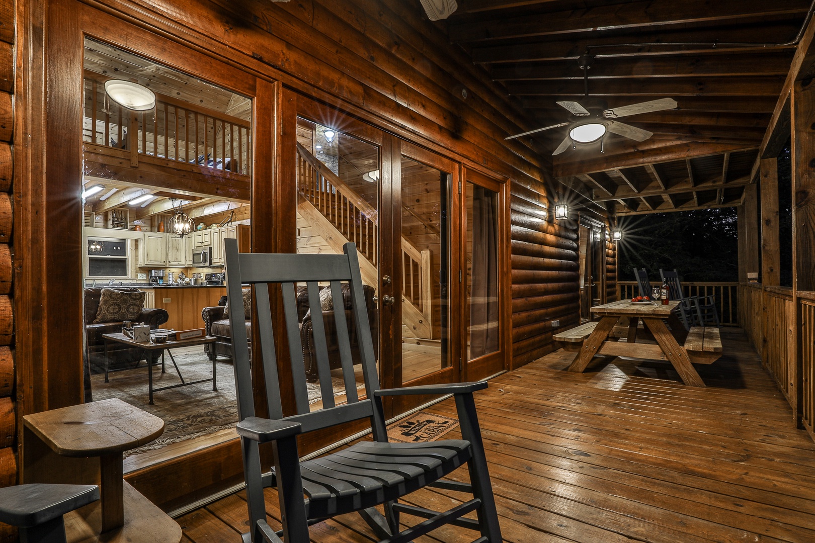 Back Porch off Great Room overlooking river