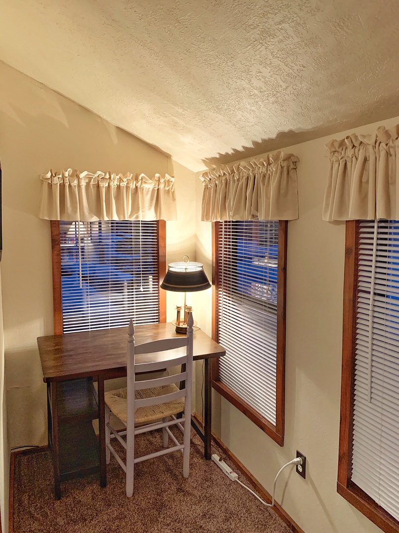 Bedroom 1 (desk area)