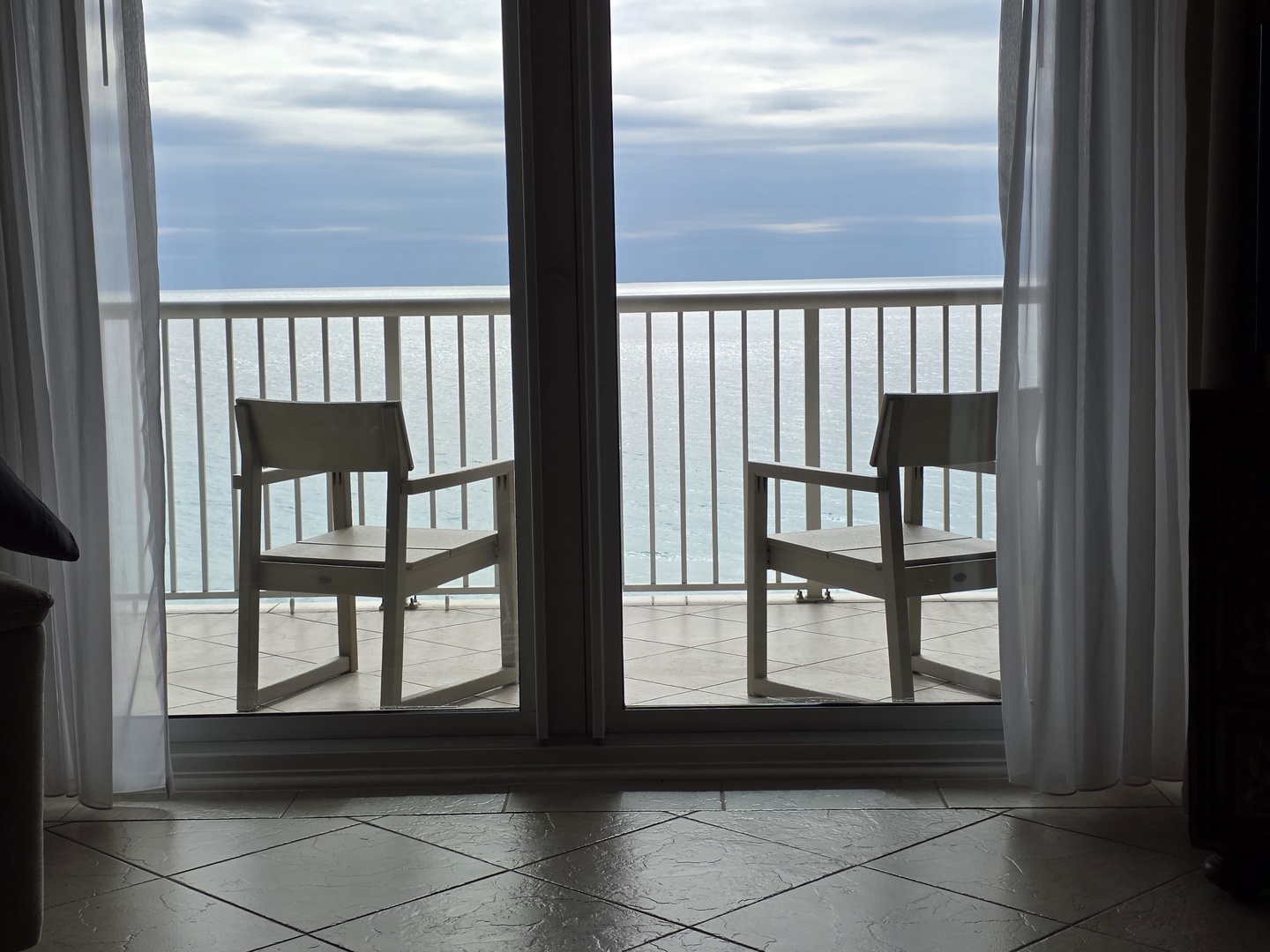 Step through your balcony doors to breathtaking ocean views where two chairs await your morning coffee and evening contemplation.
