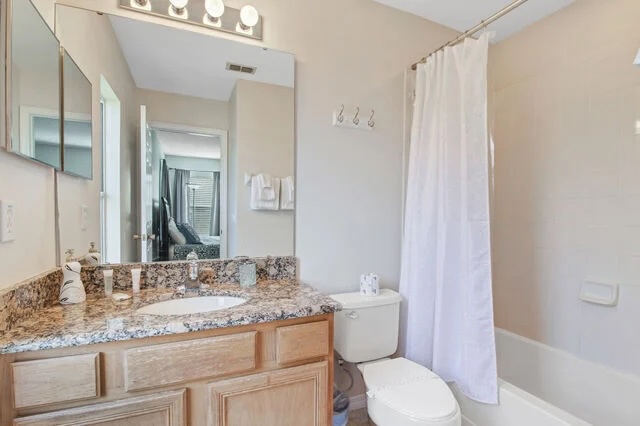 Bathroom off of Bedroom 3