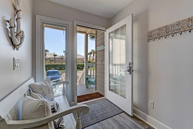 Entrance and Exit to property