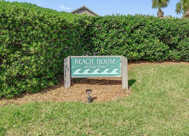 Beach House sign