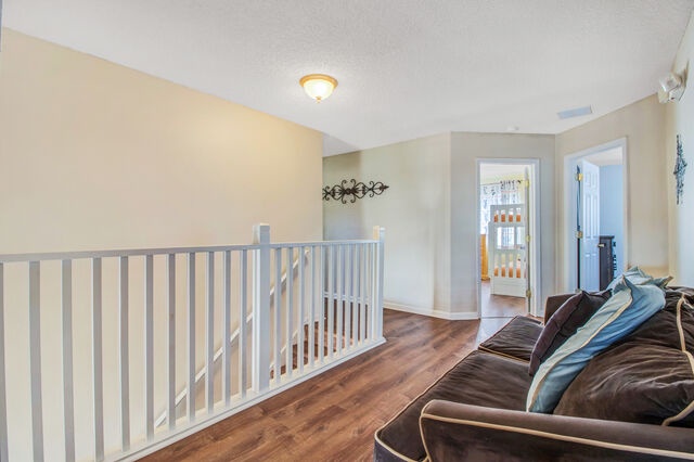 Stairs going up to loft area