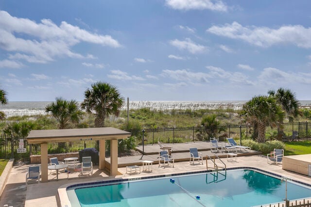 View off the balcony