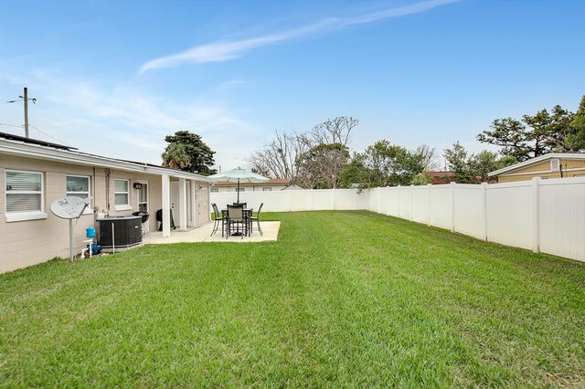 Side view of back of house