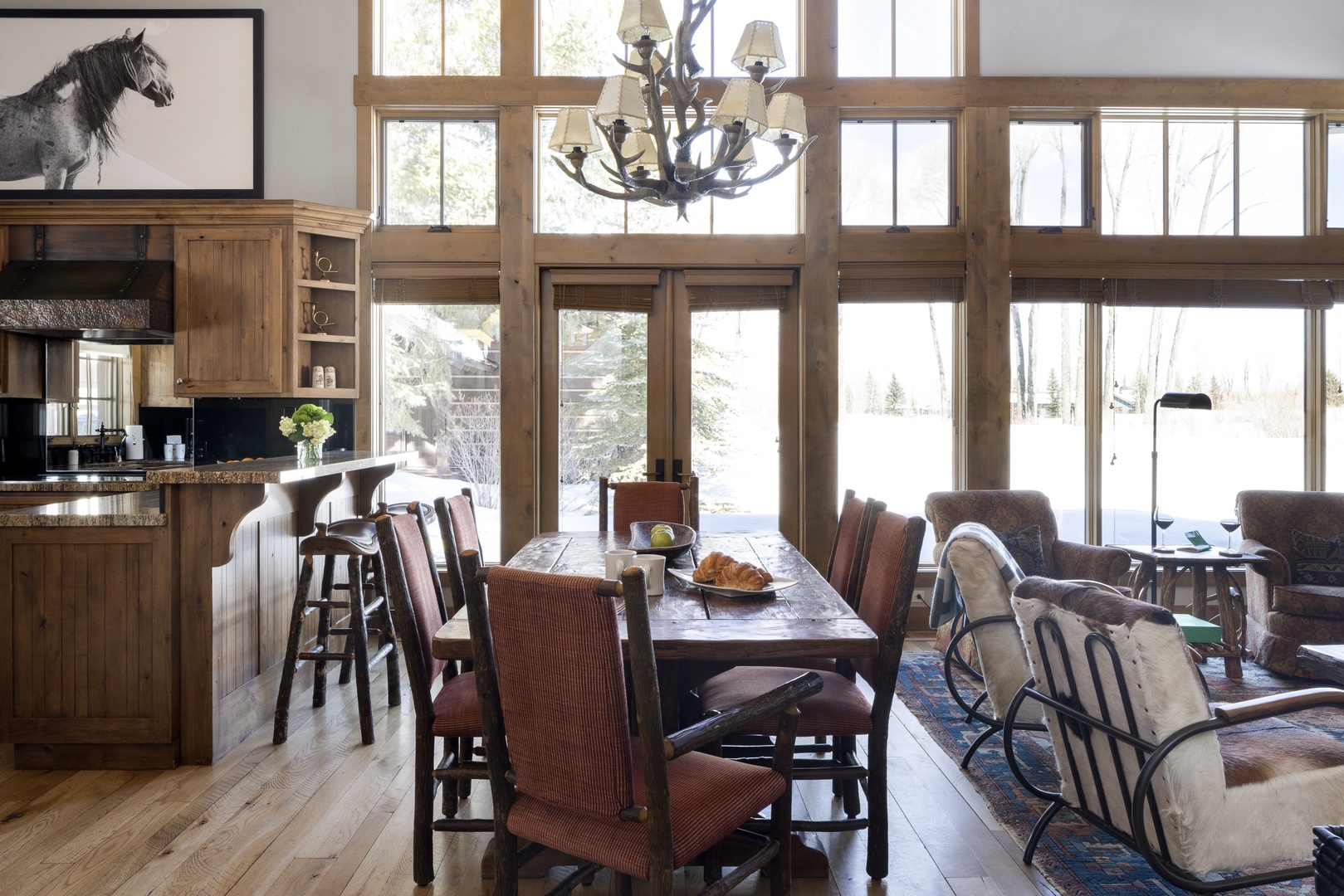 Dining Area and Living Room