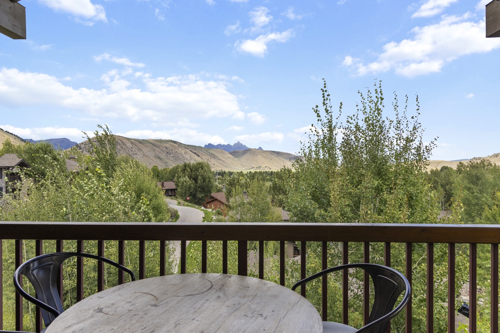 Patio with Teton Views