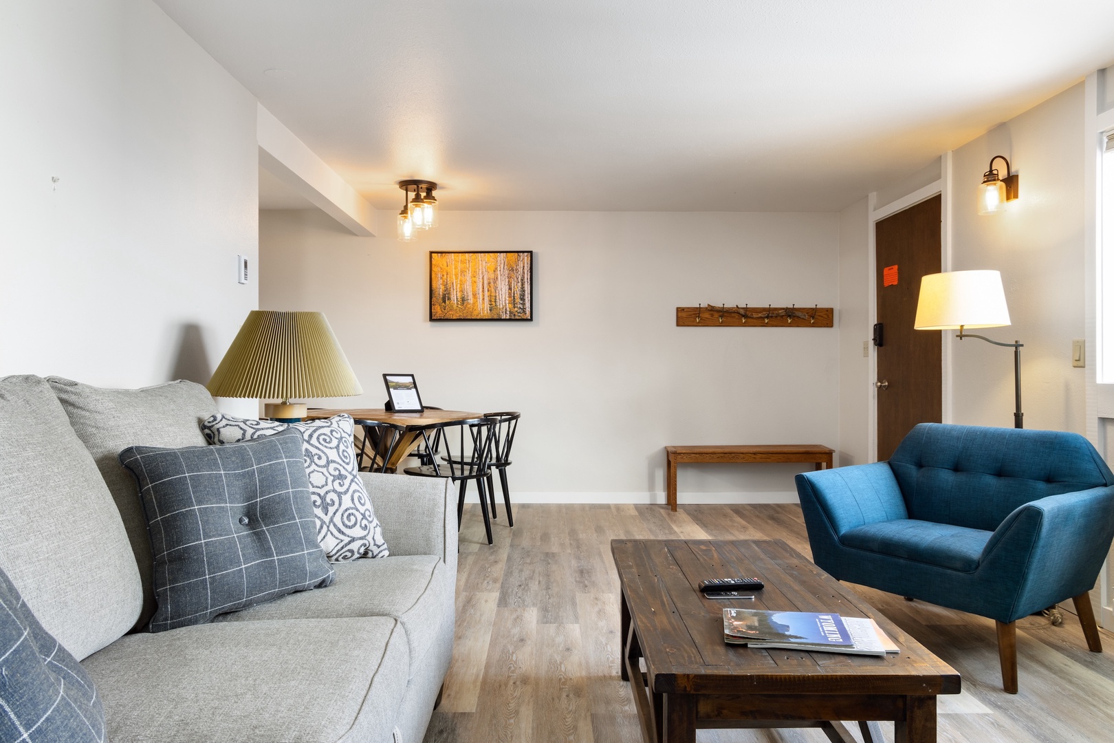 Living Room and Dining Area