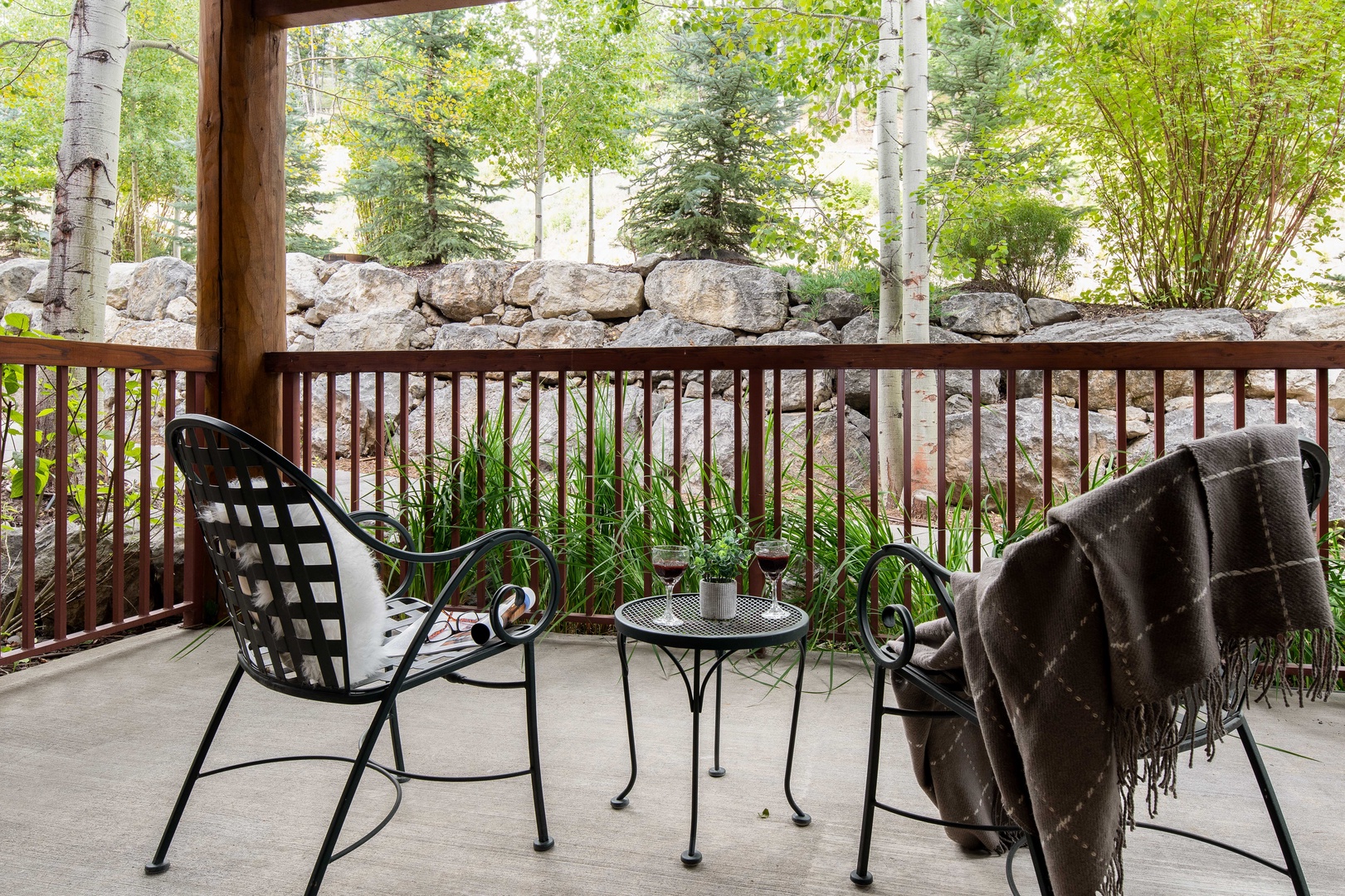 Patio in Spring