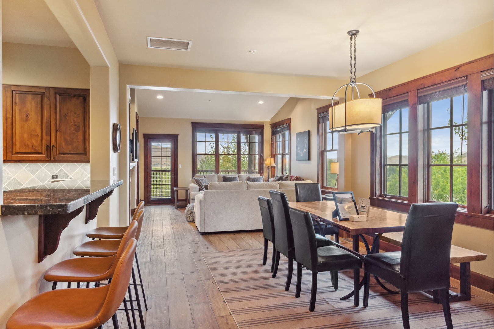 Dining Area and Kitchen