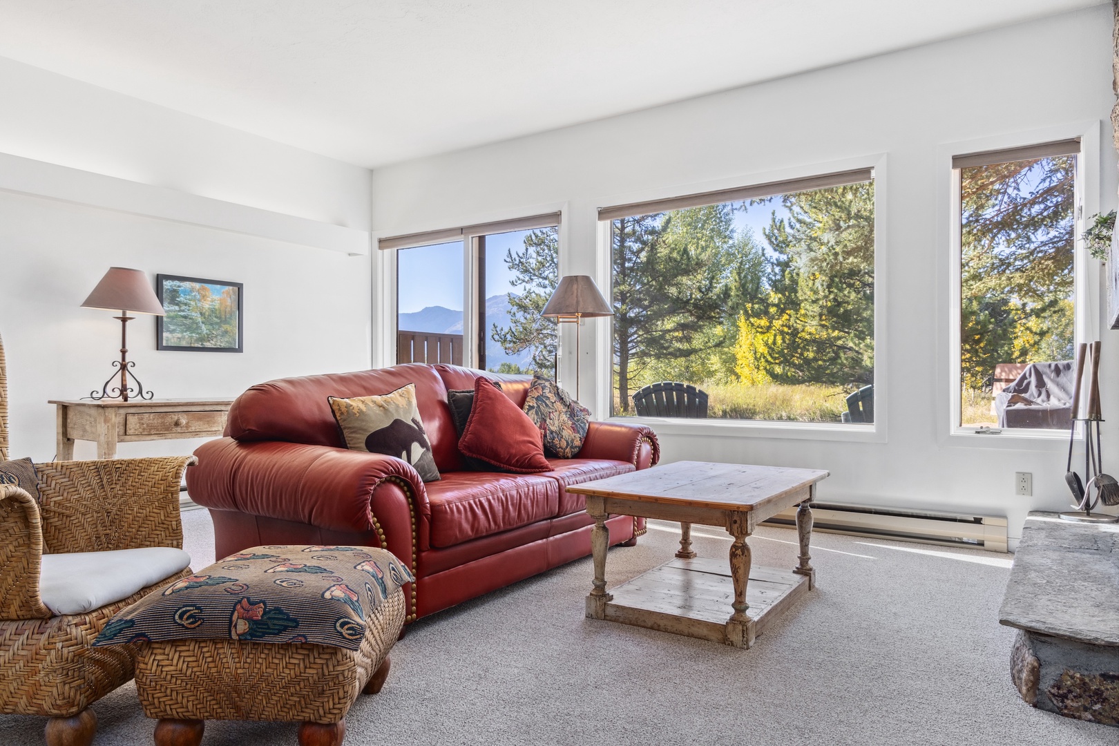 Living Room with Fireplace