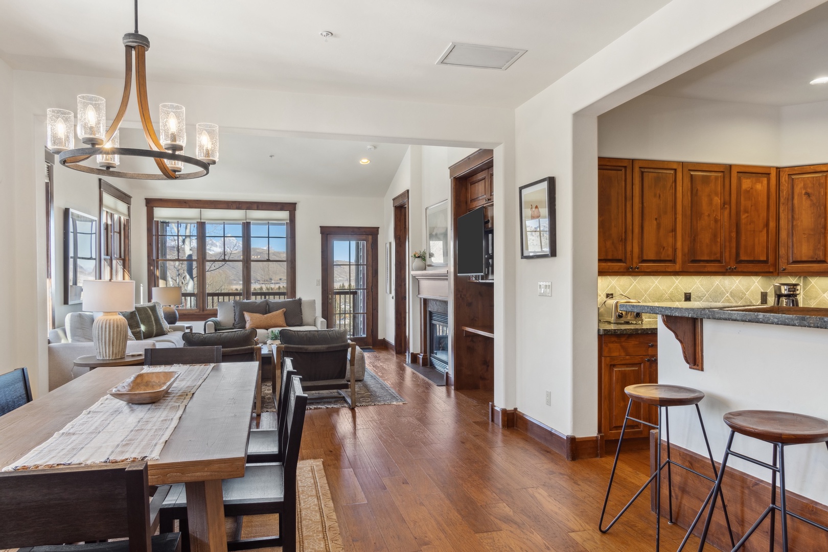 Dining Area and Kitchen