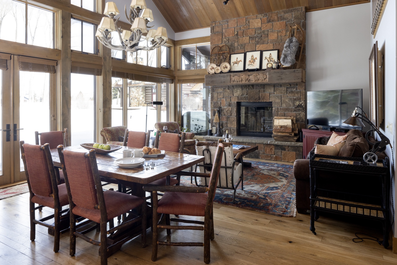 Dining Area and Living Room