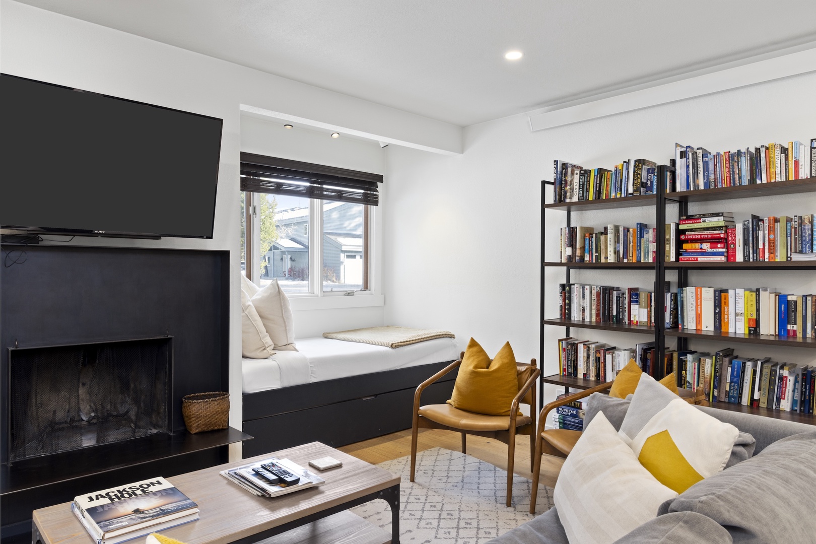 Living Room with Fireplace