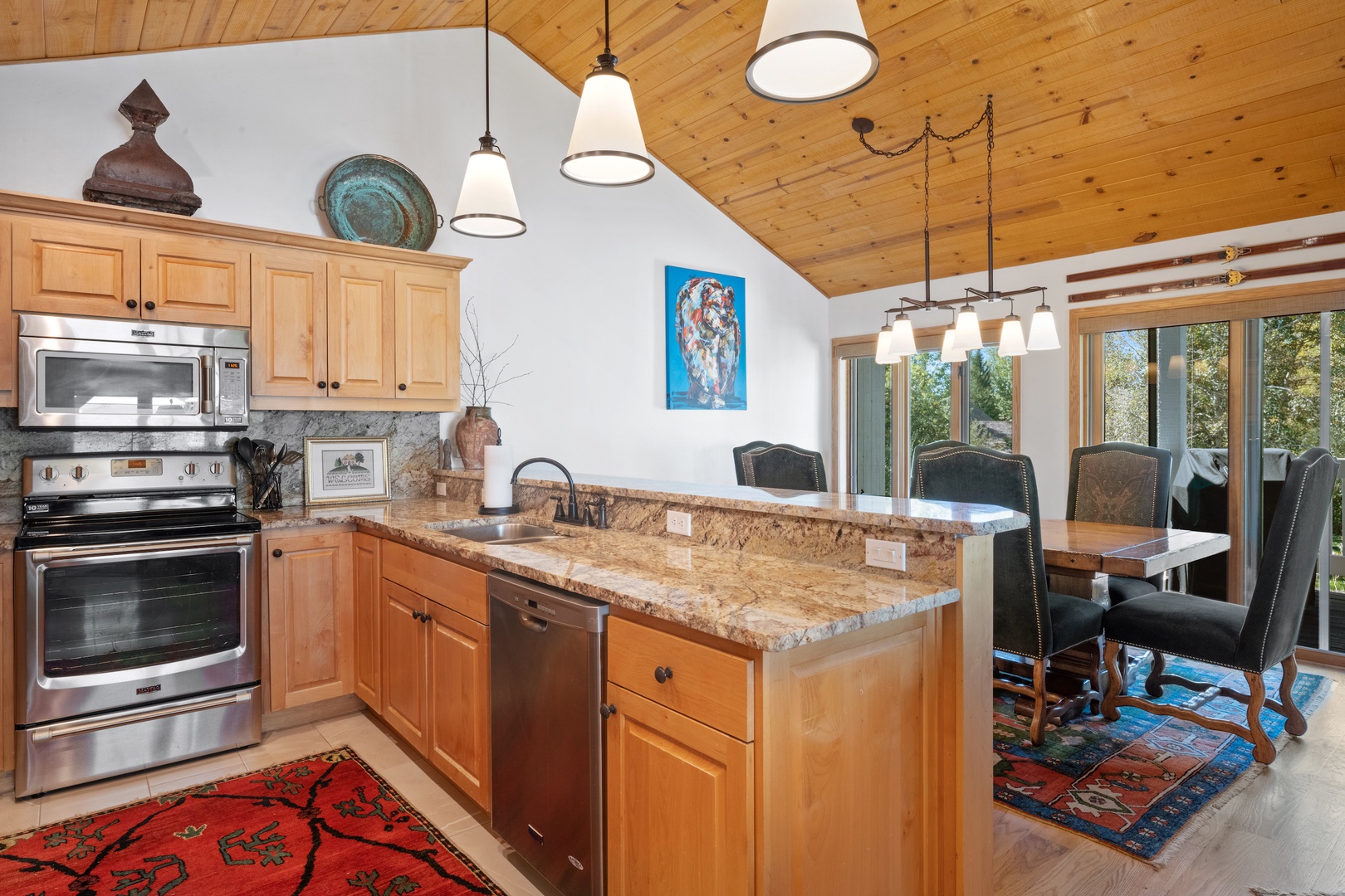 Kitchen looking into Dining Area