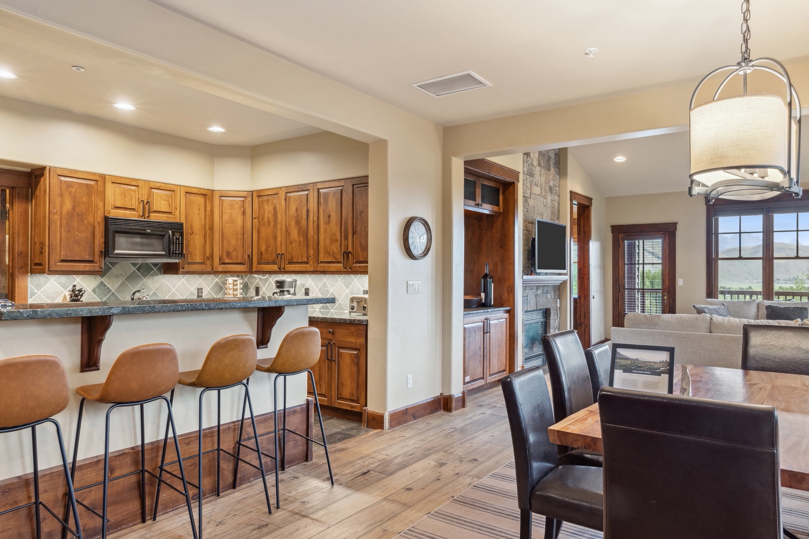 Dining Area and Kitchen