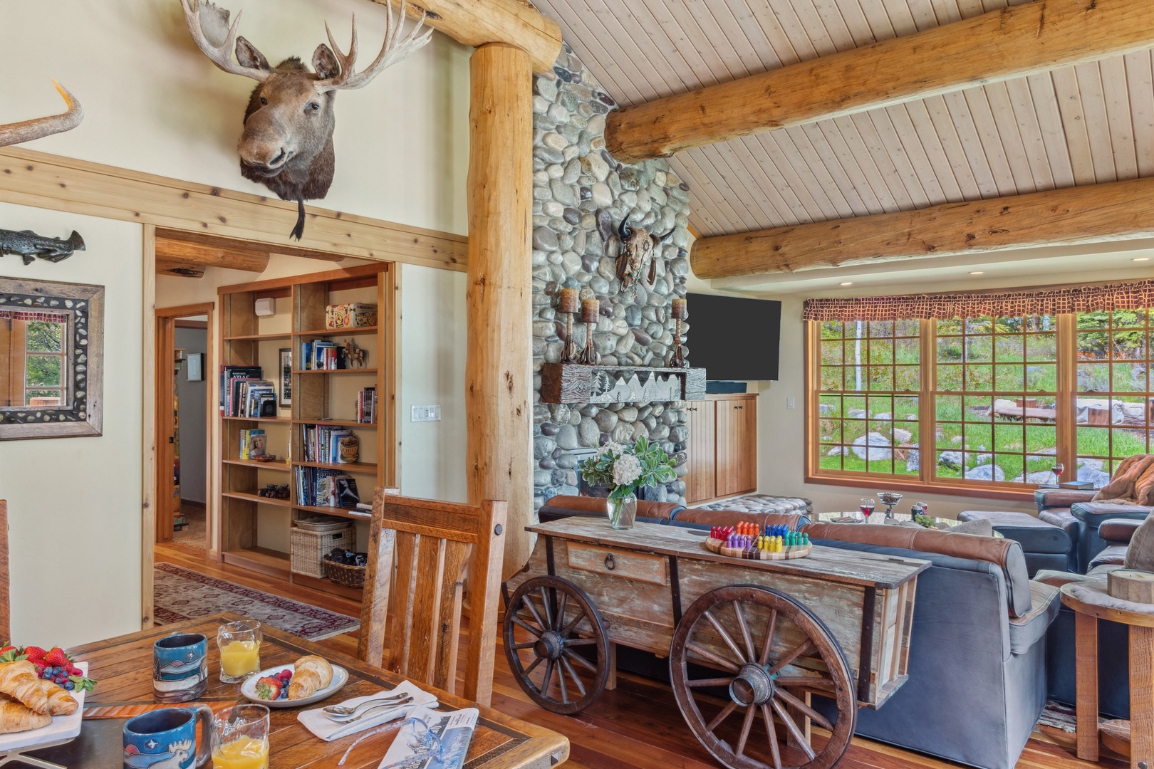 Living Room and Dining Area