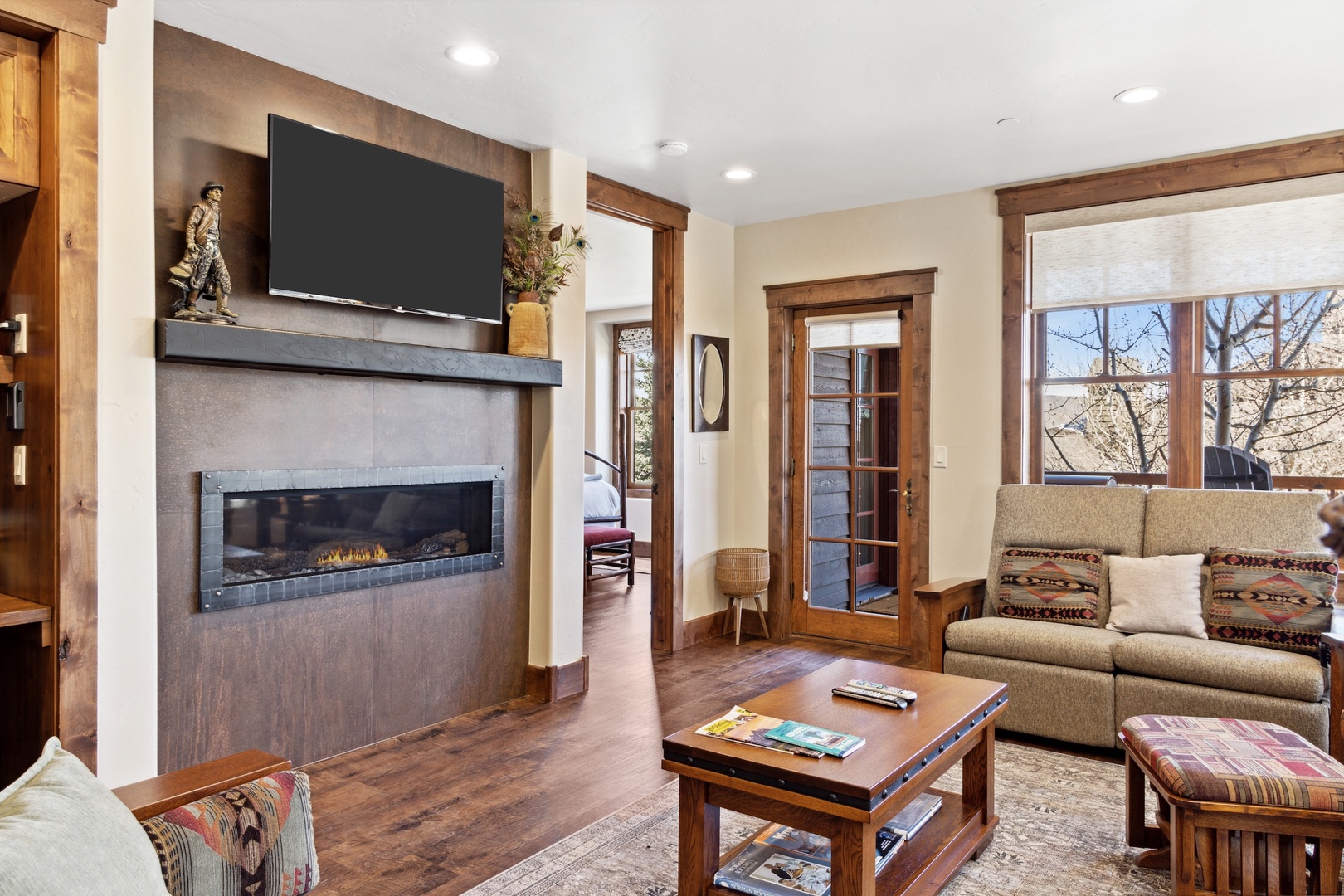 Living Room with Fireplace