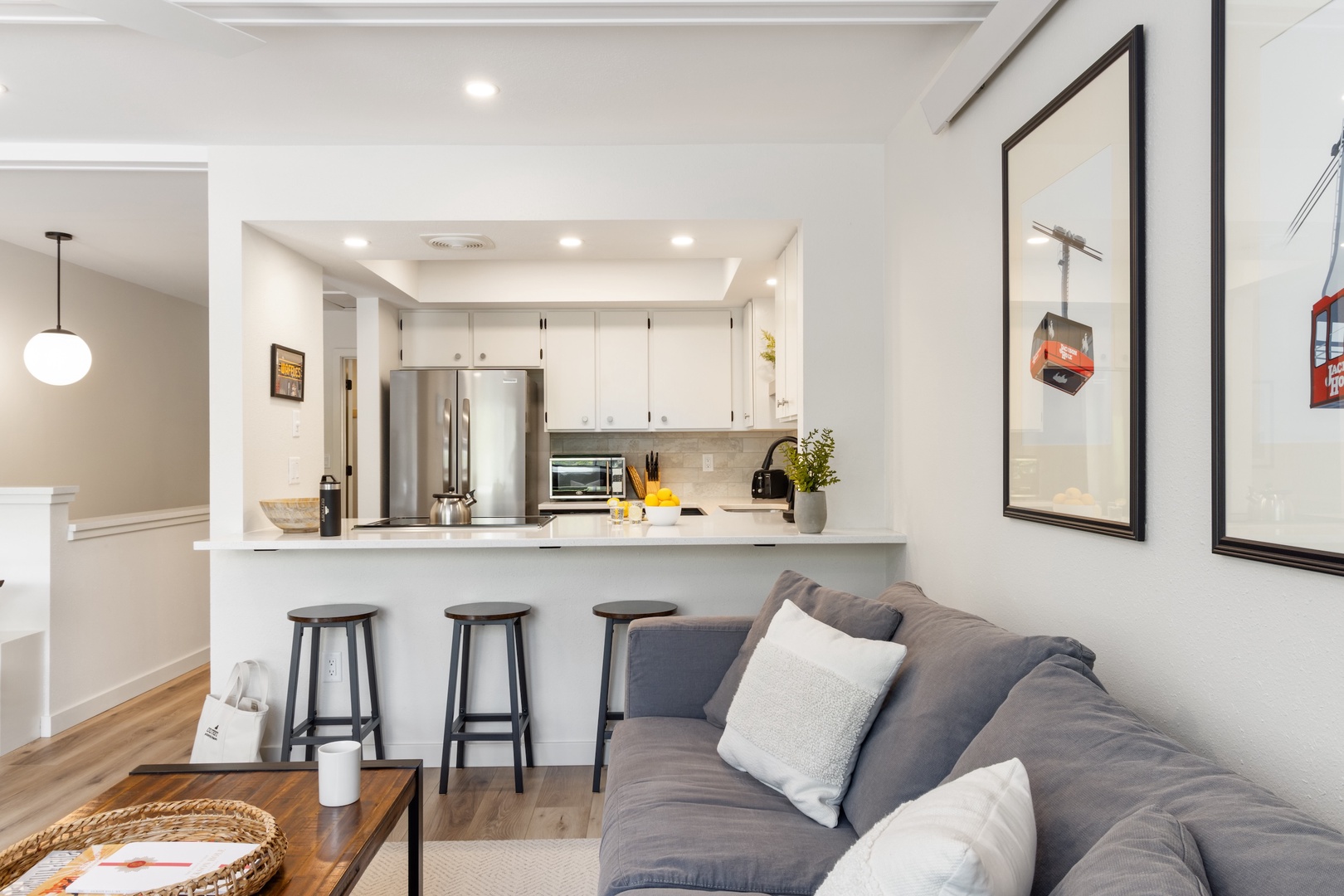 Living Room and Kitchen