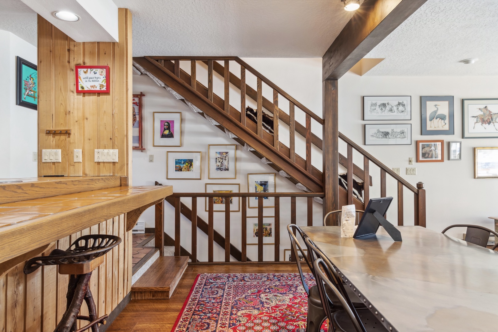 Stairs in unit