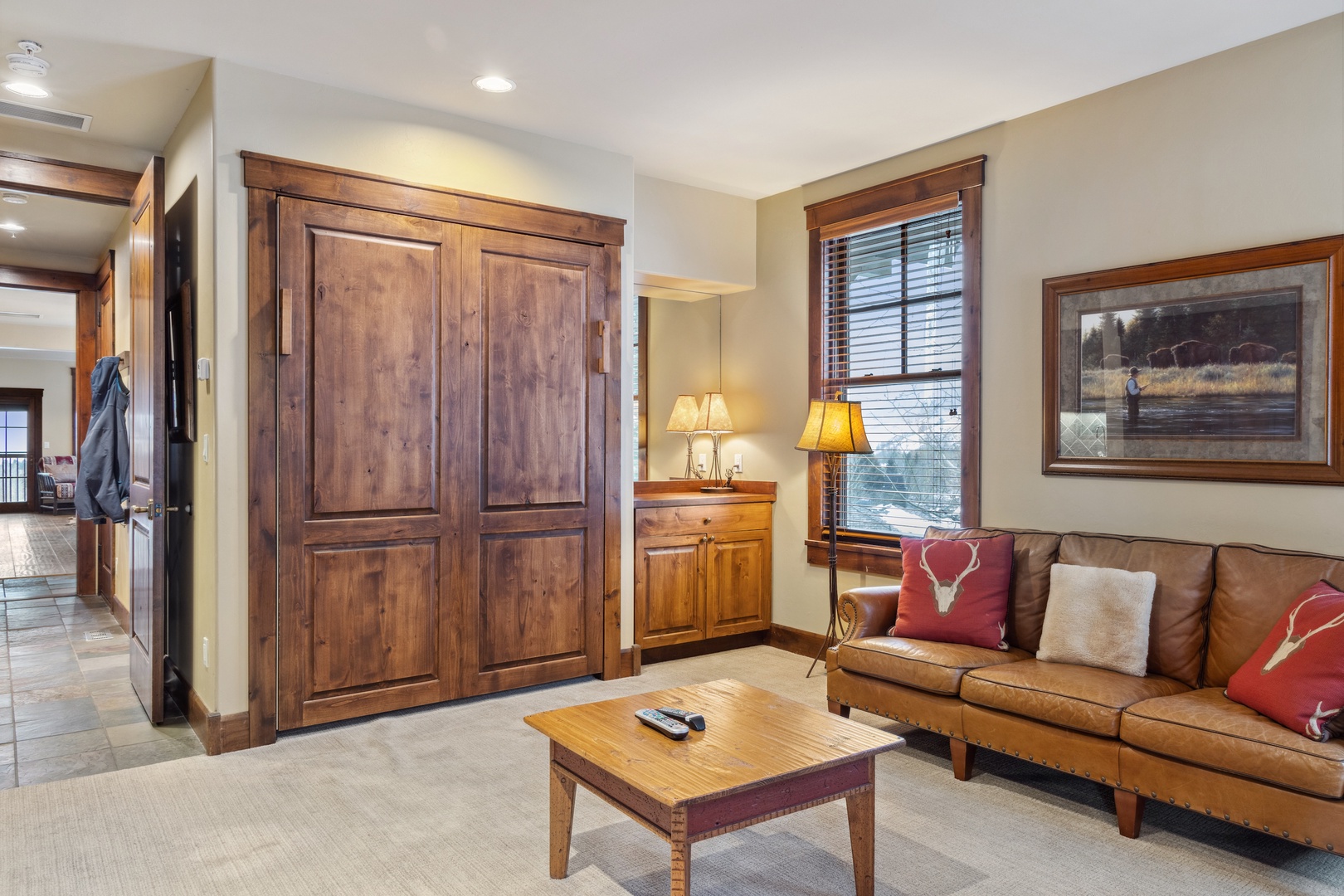 Second Living Area with Murphy Bed