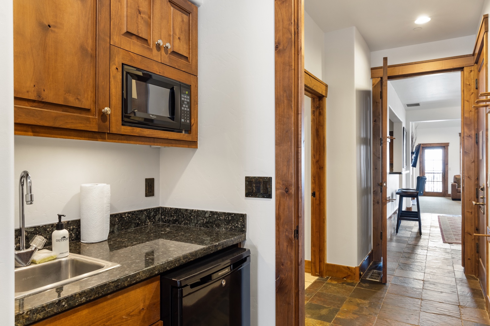 Kitchenette off Second Living Area / Murphy Bedroom
