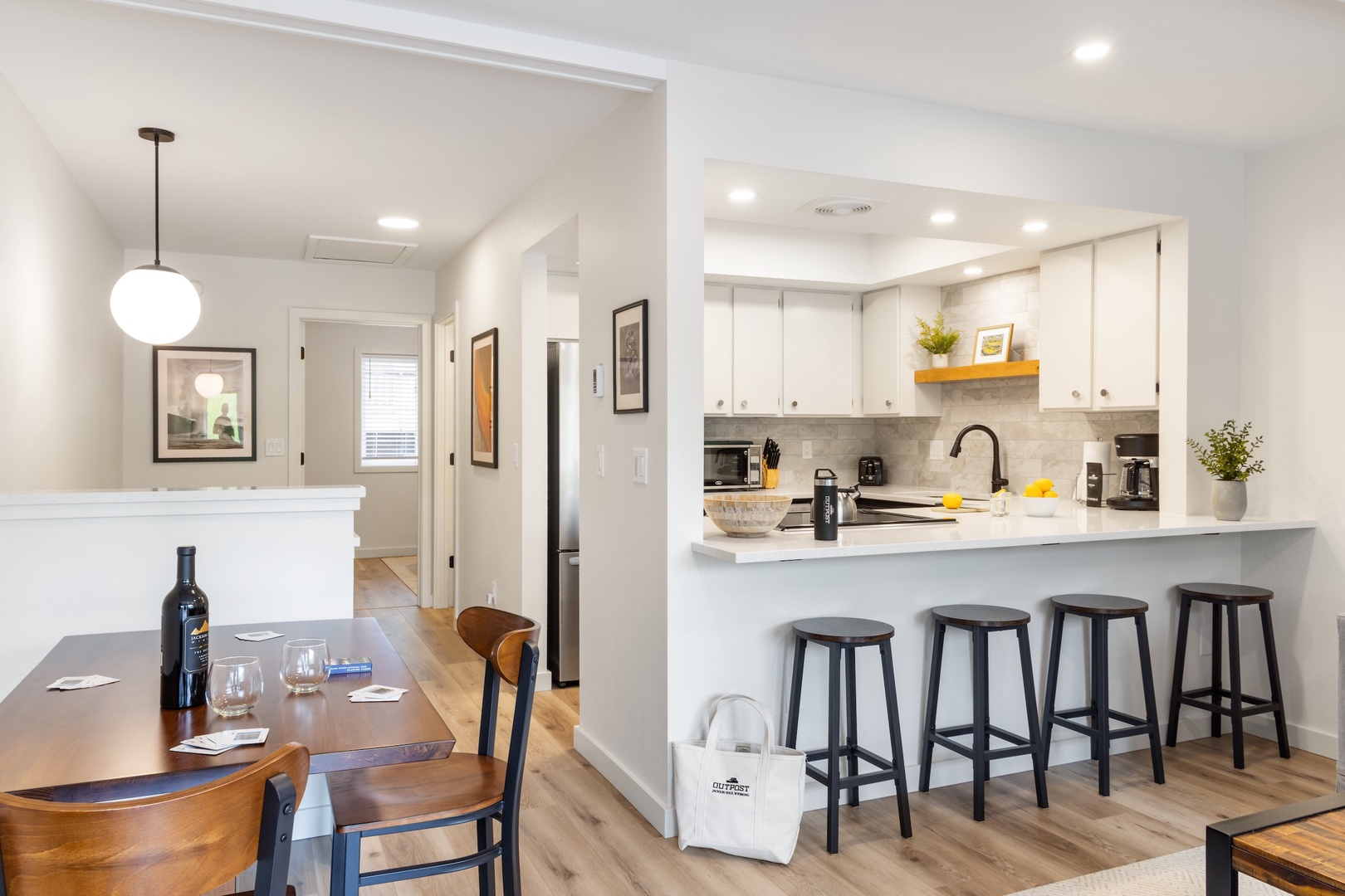 Dining Area and Kitchen