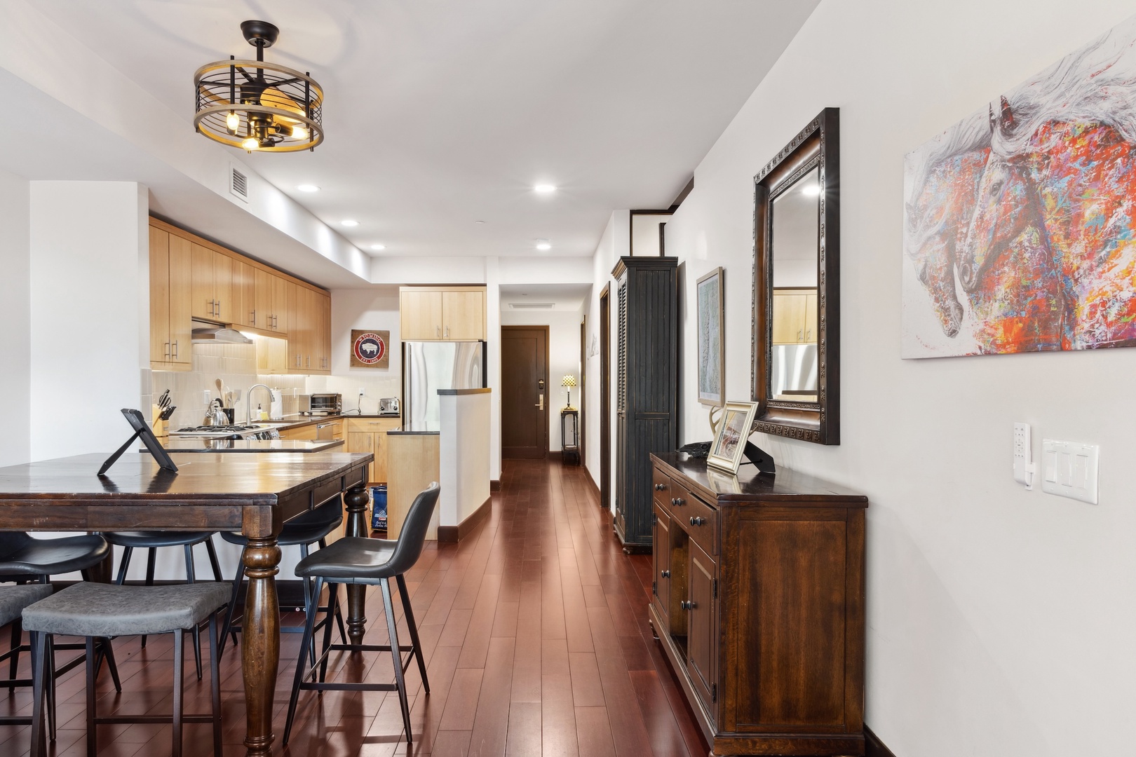 Dining Area and Kitchen