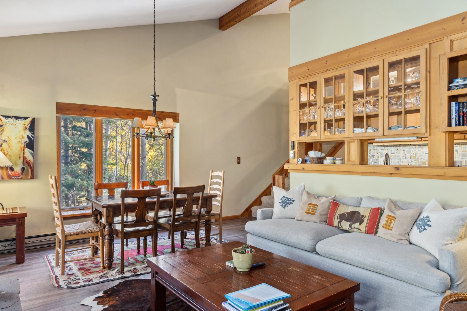 Living Room and Dining Area