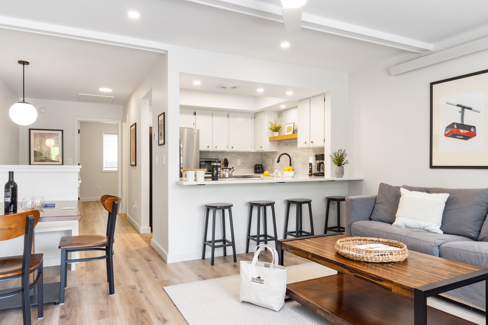 Living Room and Kitchen